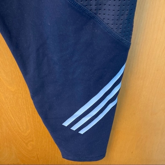 ADIDAS Believe  This Running w/ Reflective Stripe High Rise 7/8 Leggings - Picture 5 of 9